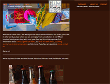 Tablet Screenshot of gamehauscafe.com